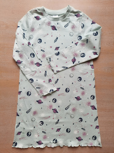 پیراهن راحتی الیاف طبیعی دخترانه