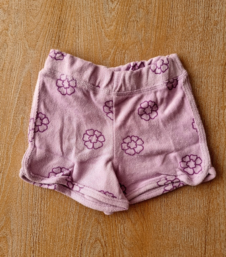 ست تاپ و شلوارک حوله ای
