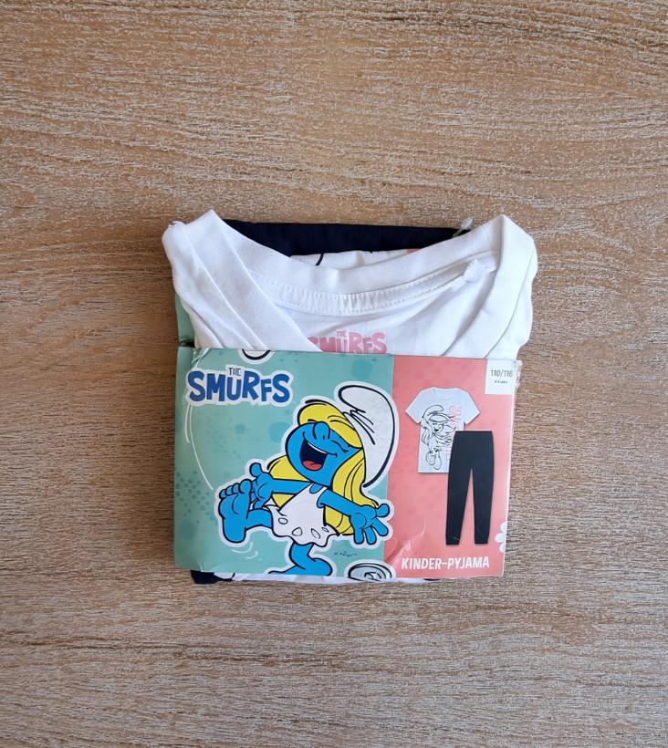 خرید تیشرت و شلوار بلند smurfs